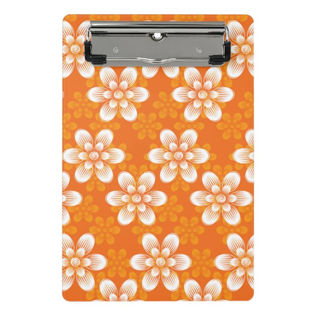 Flowers Pattern Mini Clipboard (Front)