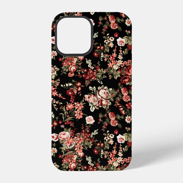 Flowers pattern. Seamless floral background.  iPhone Case (Back)