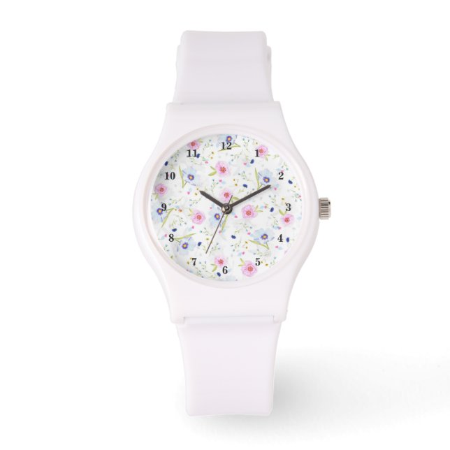 Flowers Pattern Watch Gift (Front)
