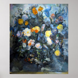 Flowers - Paul Cezanne - c1902 Poster