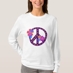 Flowers Peace Symbol T-shirts and Gifts