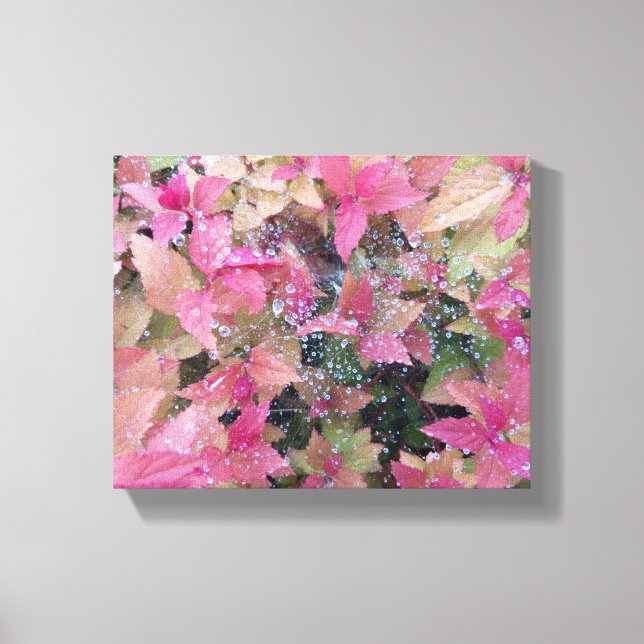Flowers photo canvas print (Front)