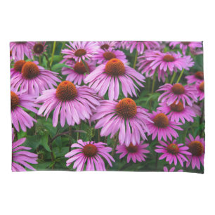 Flowers Pink Coneflower Garden Pillowcase