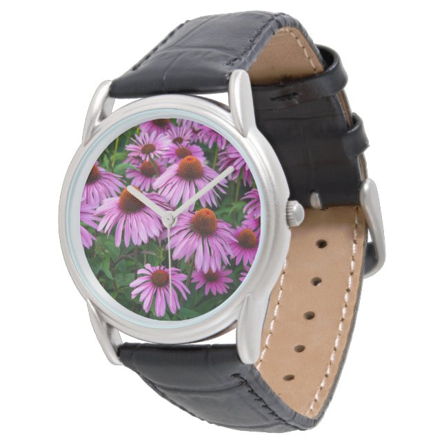 Flowers | Pink Coneflower Garden Watch (Angled)