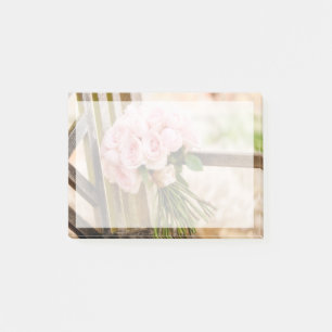 Flowers   Pink Rose Bouquet Post-it Notes