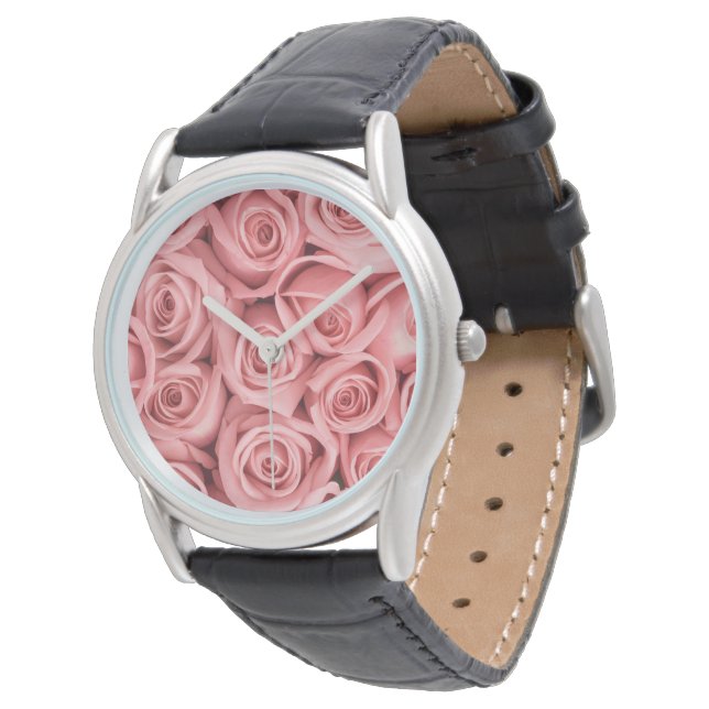 Flowers | Pink Roses Watch (Angled)