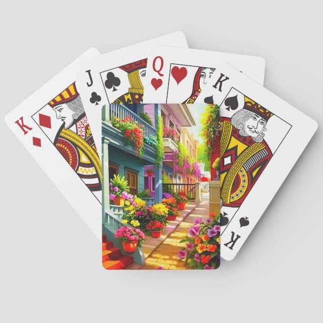 Flowers Playing Cards (Back)