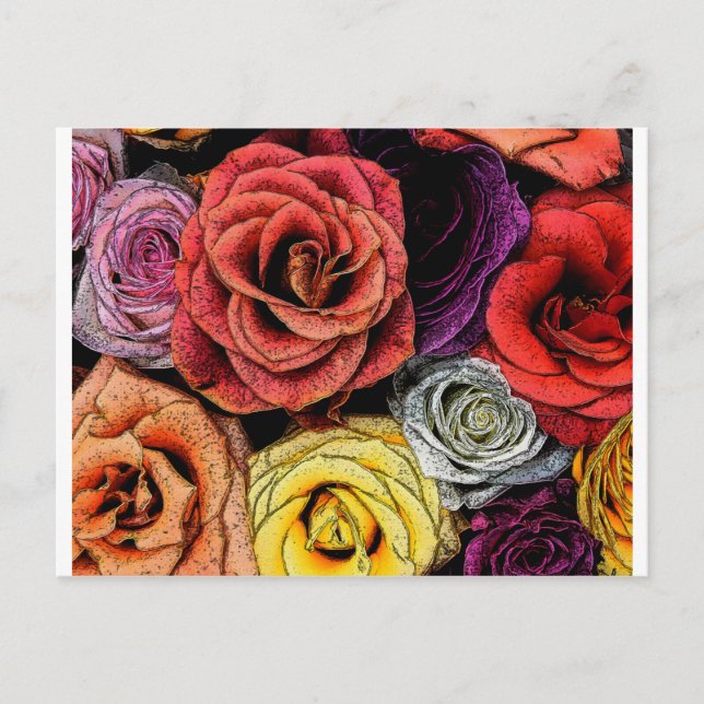 Flowers Postcard (Front)