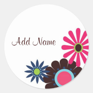 Flowers Power Customisable Sticker