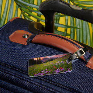 Flowers   Purple Wildflowers Colorado Luggage Tag