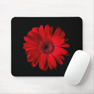 Flowers   Red Gerbera Daisy Mouse Pad