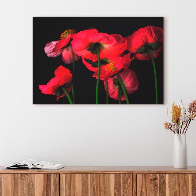 Flowers | Red Poppies Canvas Print (Creator Uploaded)