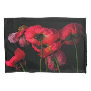 Flowers   Red Poppies Pillowcase