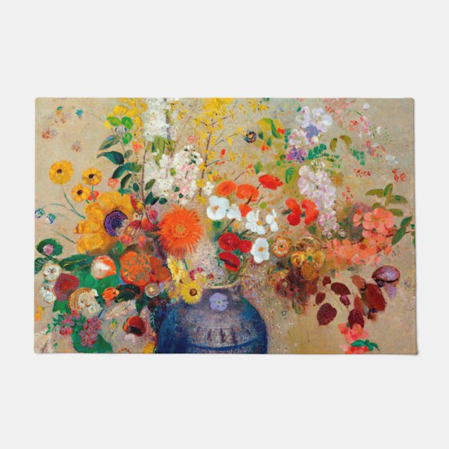 Flowers, Redon Doormat (Front)