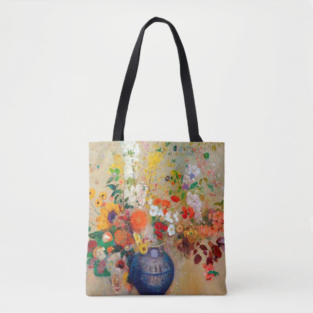Flowers, Redon Tote Bag (Front)