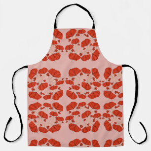 FLOWERS REDS APRON