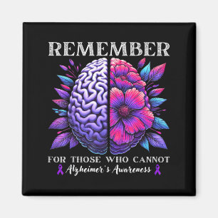 Flowers Remember For Those Who Cannot Alzheimers Magnet