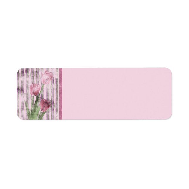 Flowers Return Address Label (Front)