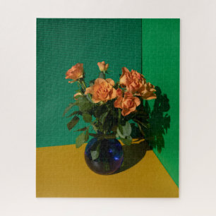Flowers Roses in Vase Jigsaw Puzzle