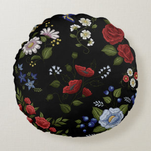 Flowers Round Cushion
