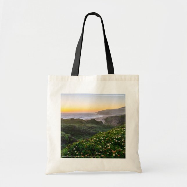 Flowers | Santa Cruz California Tote Bag (Front)