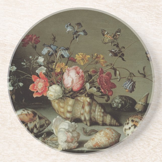 Flowers, Shells and Insects Balthasar van der Ast Coaster (Front)