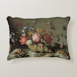 Flowers, Shells and Insects Balthasar van der Ast Decorative Cushion