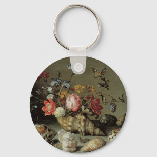 Flowers, Shells and Insects Balthasar van der Ast Key Ring