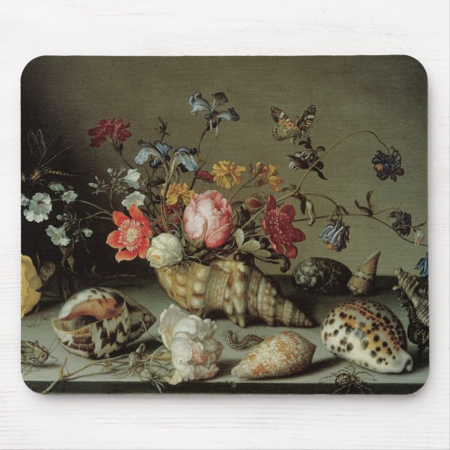 Flowers, Shells and Insects Balthasar van der Ast Mouse Pad (Front)