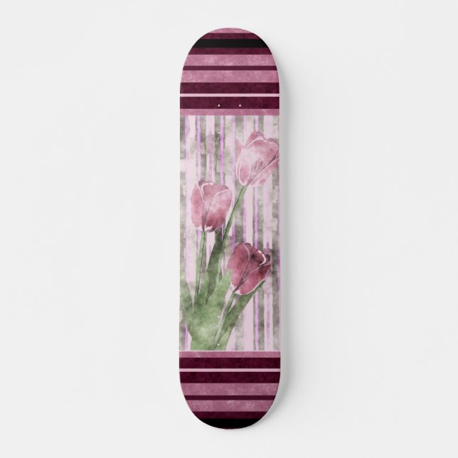 Flowers Skateboard (Front)