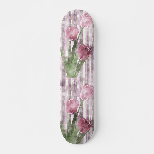 Flowers Skateboard (Front)