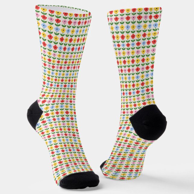 Flowers Socks (Angled)