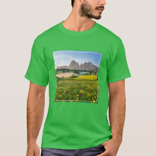 Flowers   Spring Alpe di Siusi Langkofel T-Shirt