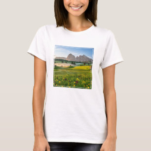 Flowers   Spring Alpe di Siusi Langkofel T-Shirt
