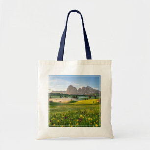 Flowers Spring Alpe di Siusi Langkofel Tote Bag