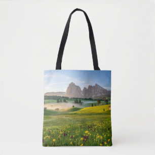Flowers   Spring Alpe di Siusi Langkofel Tote Bag