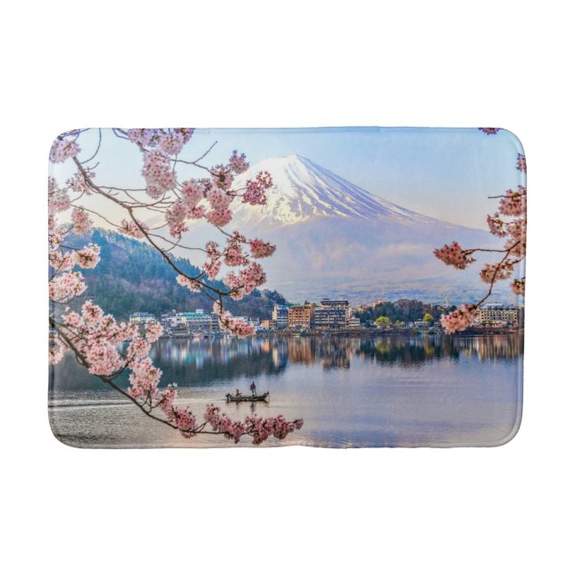 Flowers | Spring Cherry Blossoms Japan Bath Mat (Front)