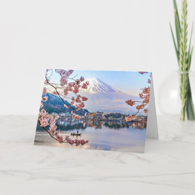 Flowers | Spring Cherry Blossoms Japan Card (Front)