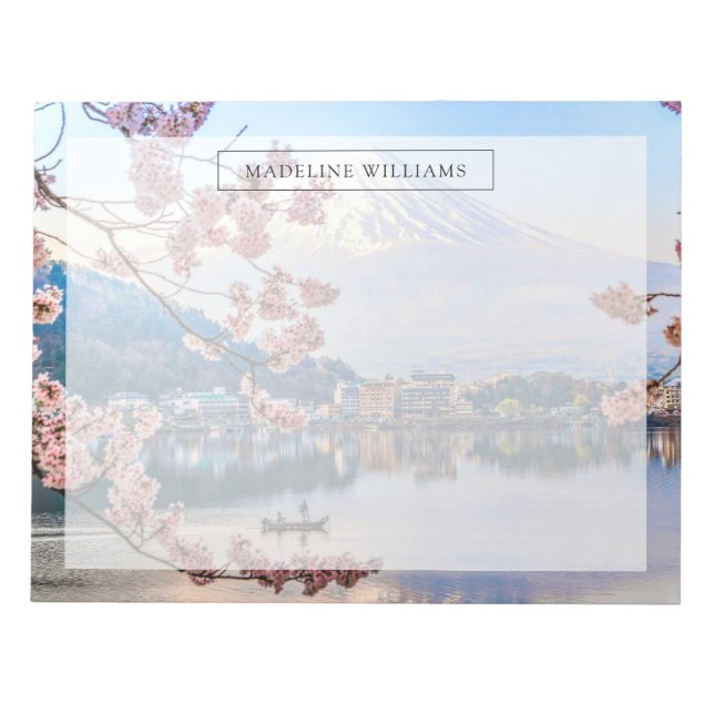 Flowers | Spring Cherry Blossoms Japan Notepad (Front)