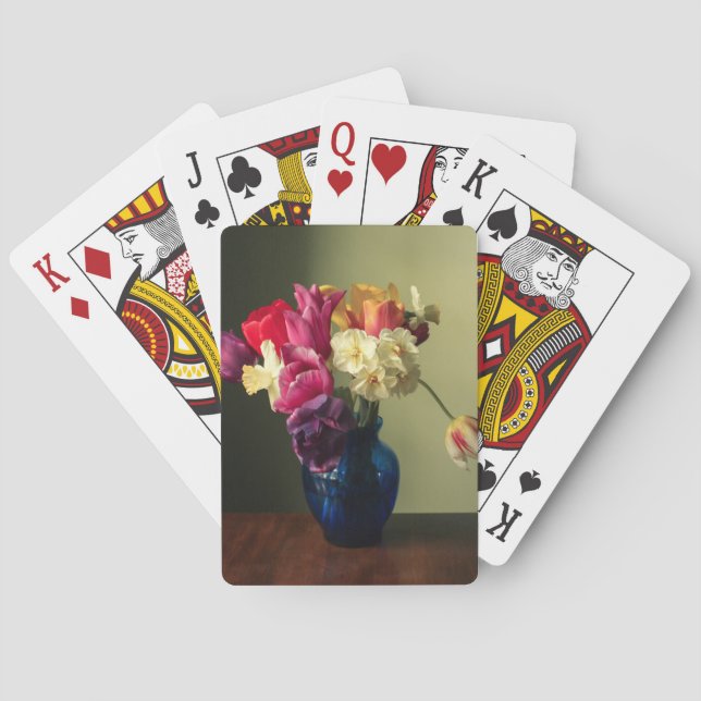 Flowers | Spring Flower Bouquet Playing Cards (Back)