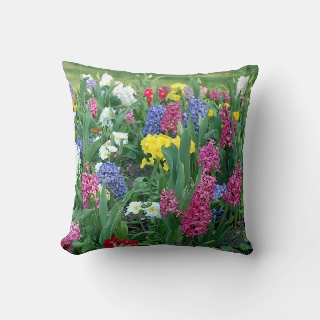 Flowers: Spring Flowers Cushion (Front)