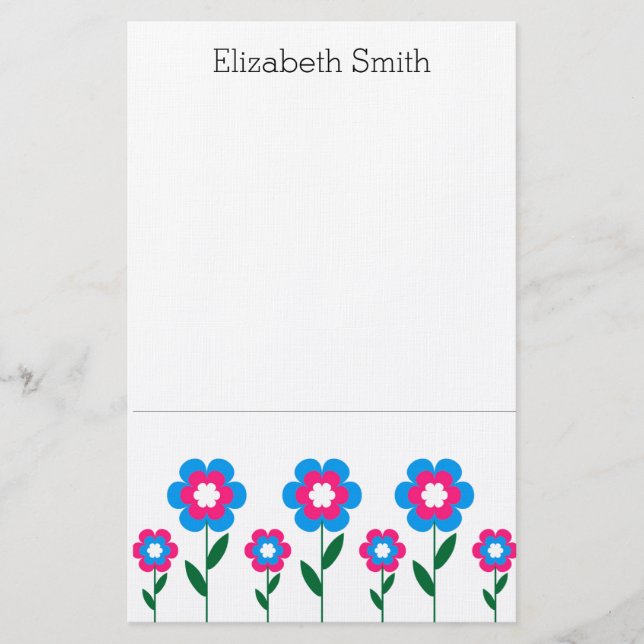Flowers Stationery (Front)