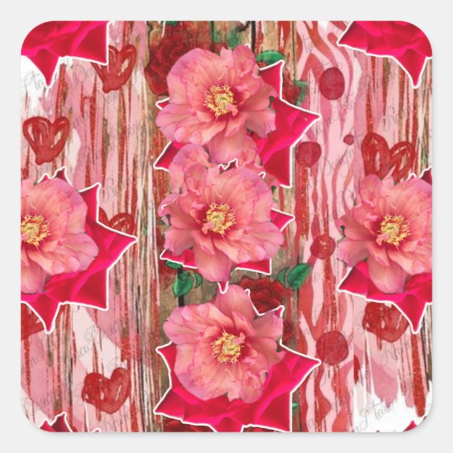 Flowers Stickers (Front)