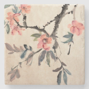 Flowers Stone Coaster