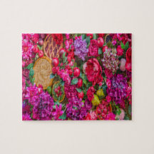 Flowers & Summer Fruits Jigsaw Puzzle