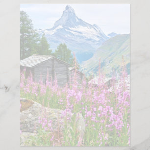 Flowers Summer Matterhorn Switzerland