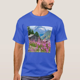 Flowers Summer Matterhorn Switzerland T-Shirt