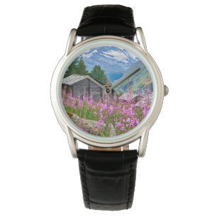 Flowers Summer Matterhorn Switzerland Watch