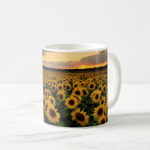 Flowers Sunflower Field Coffee Mug