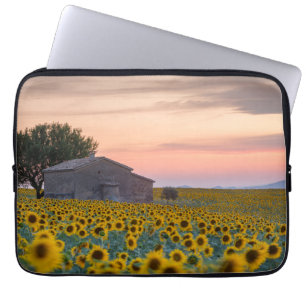 Flowers Sunflower Field Provence, France Laptop Sleeve